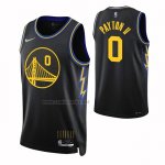 Camiseta Golden State Warriors Gary Payton II #0 Ciudad 2021-22 Negro Camiseta Golden State Warriors Gary Payton II #0 Ciudad 2021-22 Negro